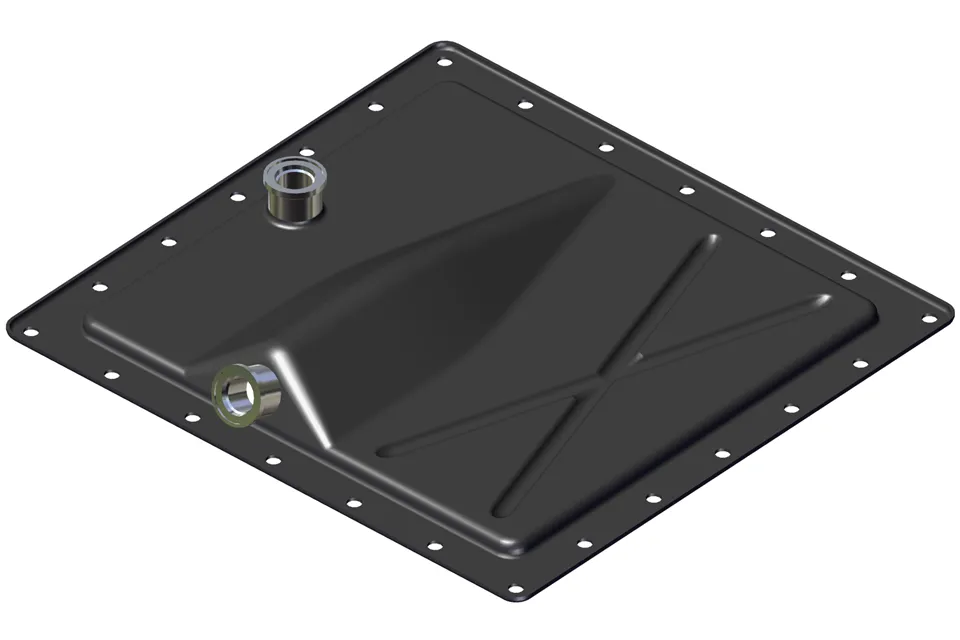 Fíor Cummins QSK60 Clúdach Nasctha Pan Nasctha Ola Inneall Díosail 4080151